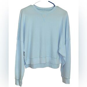 SO - Baby Blue Waffle Knit Long Sleeve - M